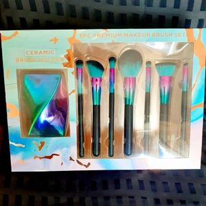 8 Piece Makeup Brush Set and Tassel including in box